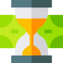 Hourglass symbolizing quick cash loans and fast approval process for California Online Loans.