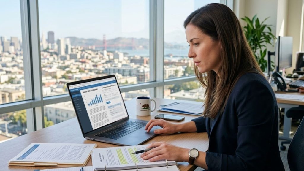 What consumer protections does California law provide for online loan borrowers?