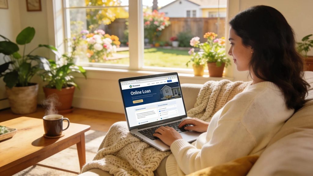 What types of online loans are available to California residents and how do they differ?